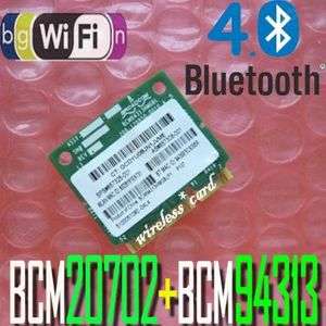   4313GN 802.11n WiFi and 20702 Bluetooth 4.0 Combo Adapter 657325 001