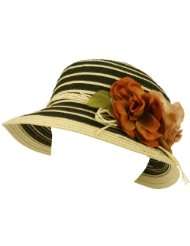 UPF 50+ Summer Floral Cloche Bell Bucket Packable Sun Hat Cap Shimmer 