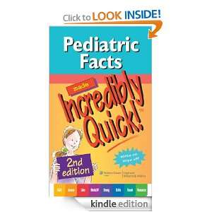 Pediatric Facts Made Incredibly Quick (Incredibly Easy Series 