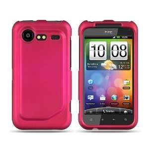 Hot Rose Pink Premium Design Rubberized Feel Snap on Protector Hard 