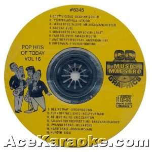  Karaoke Music CDG MUSIC MAESTRO CDG 6345   POP HITS OF 