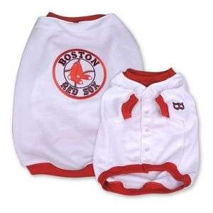 DOG BASEBALL JERSEY BOSTON RED SOX   MLB LIC S TO XL  