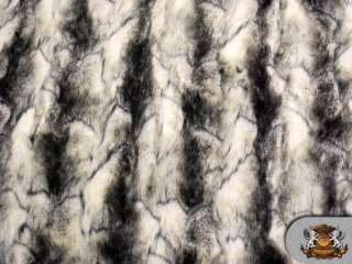 Brandy Fox Faux Fur Fabric GRAY By The Yard  