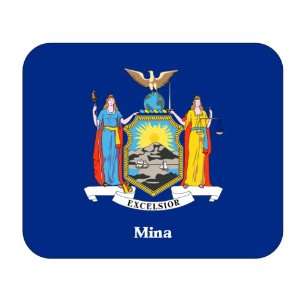  US State Flag   Mina, New York (NY) Mouse Pad Everything 