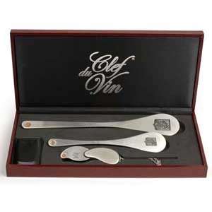 Clef du Vin® Deluxe Set Wine Aging Tool. (Ages wine)  