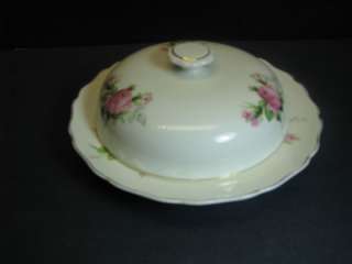 Canonsburg Pottery China Covered Butter Pat Dish  
