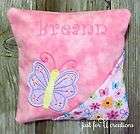 Tooth Fairy Pillow Girl Butterfly Embroidered Design Personalized 