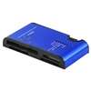 Blue 24 In 1 USB 2.0 Digital Camera Memory Card Reader  
