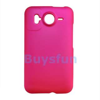 Hot Pink Hard Rubberized COVER CASE HTC INSPIRE 4G AT&T  