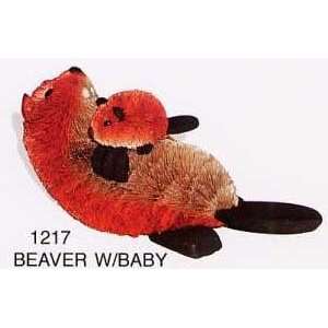  Beaver, Mother w/baby, 7 in. Patio, Lawn & Garden