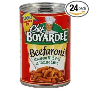 Chef Boyardee Beefaroni, 15 Ounce (Pack of 24)  Grocery 