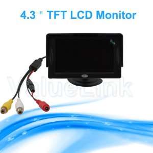  4.3 Inch DVD VCR Cctv TFT LCD Monitor Car Reverse Camera 