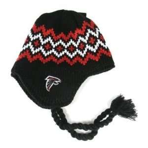    Atlanta Falcons Braided Tassel Knit Beanie Hat 