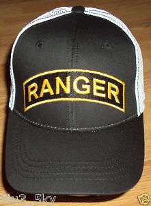 ARMY RANGER SPECIAL FORCES TRUCKER MESH CAP HAT OS  