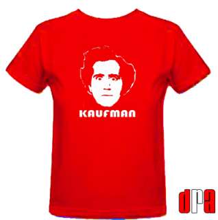 ANDY KAUFMAN TRIBUTE CULT COMEDIAN UNOFFICIAL T SHIRT  