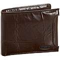 Fossil Mens Aidan 2 in 1 Leather Wallet  