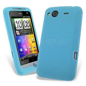   Celicious Sky Blue Soft Silicone Skin Case for HTC Salsa Electronics