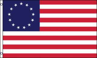 Historical USA Betsy Ross Star 3x5 American Flag Banner  