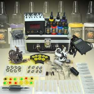 Complete Tattoo Kit 2 Machines Set Equipment Power D50  