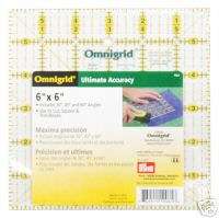 Omnigrid 6X6 Square Quilting and Sewing Ruler OG6A  
