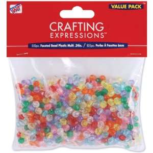  Faceted Beads 6mm 850/Pkg Multi Arts, Crafts & Sewing
