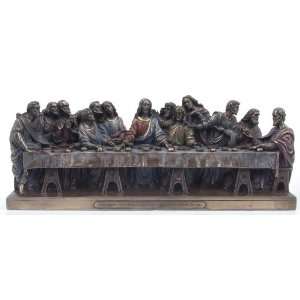  Figurine Last Supper Cold Cast Bronze