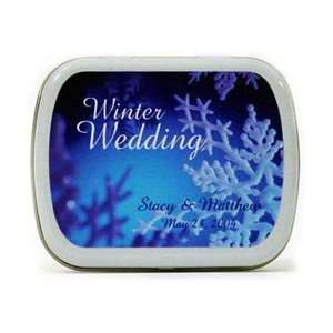  Winter Snowflake Wedding Mints