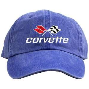  C3 Corvette Blue Denim Hat Automotive