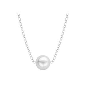    Genuine Cultured Pearl Starter Necklace With 1  6mm PearlCP1 6W