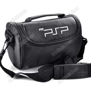 Multi Function Black Travel Carry Bag TOTE Case for PSP 1000 2000 3000