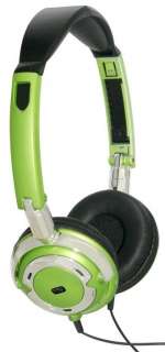 iHip Popmetal DJ Style Headphones (Green) 187016273229  