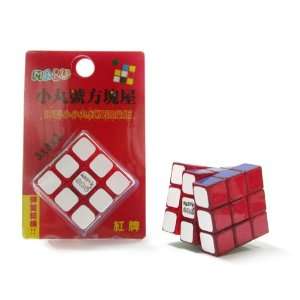 Maru 3x3 Tiny 3cm Speed Cube Red  Toys & Games  
