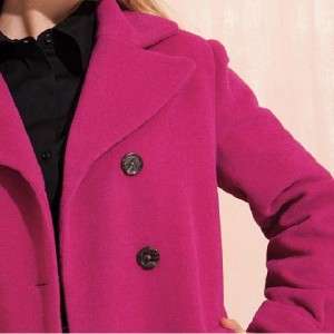 ladies womens Winter wool blend peacoat wool jacket plus size 18W 20W 