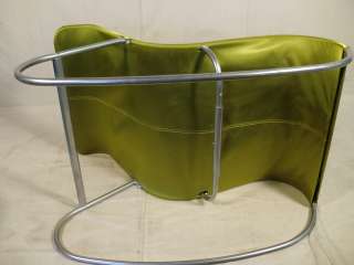 Pair Contemporary Nylon & Aluminum Sling Chairs (8869)r.  