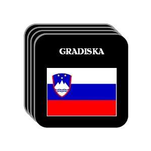  Slovenia   GRADISKA Set of 4 Mini Mousepad Coasters 