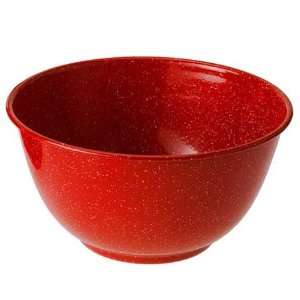   GSI Outdoors Red Graniteware 10 3/4 Inch Mixing Bowl