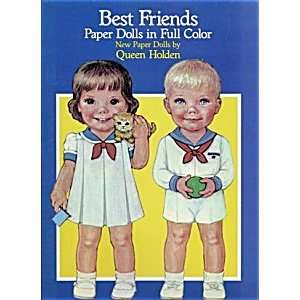 BEST FRIENDS PAPER DOLL Arts, Crafts & Sewing
