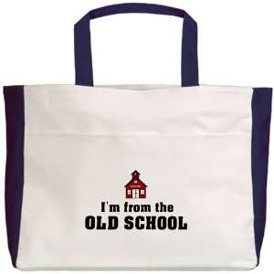  Beach Tote Navy Im from The Old School 