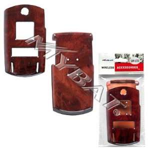  Brown Wood Grain Case Cover Snap On Protective for Samsung 