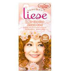 KAO Liese / Prettia Bubble Hair Color Milk Tea Brown  