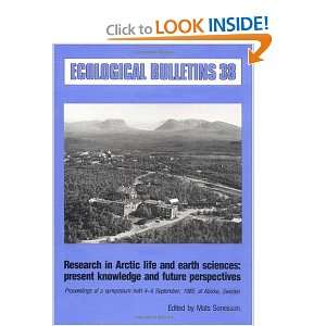 com Ecological Bulletins, Research in Arctic Life and Earth Sciences 
