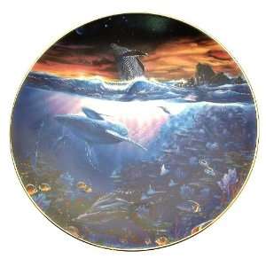 Hamilton Collection Edge of Time plate Enchanted Seascapes collection 