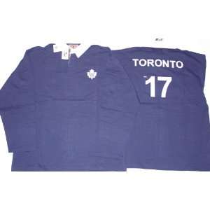  Toronto Maple Leafes NHL Long Sleeve Sports Polo Shirt 