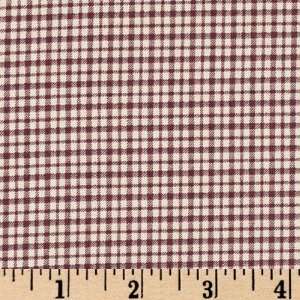 44 Wide Gingham Check Plum Fabric By The Yard Arts 