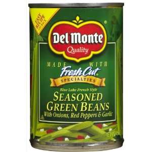 Del Monte Fresh Cut Seasoned Green Beans, 14.5 oz, 12 pk  