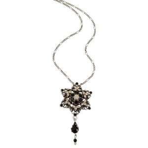 Michal Negrin Star of David Silver Plated Pendant Garnished with Beads 