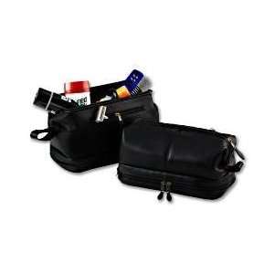  260 3    Royce Leather Toiletry Bag with Zippered Bottom 