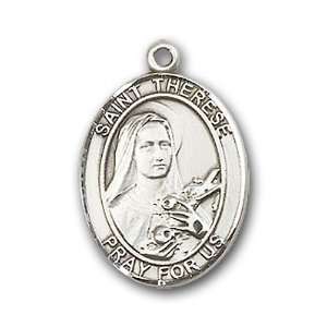 Sterling Silver St. Therese of Lisieux Medal Jewelry