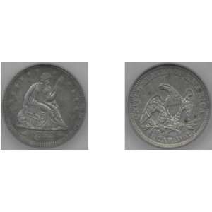  1853 Seated Liberty Quarter, Arrows and Rays Everything 
