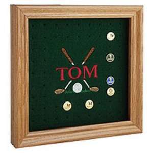    Golf Ball Marker Display Case Personalized